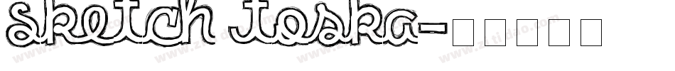 Sketch Toska字体转换